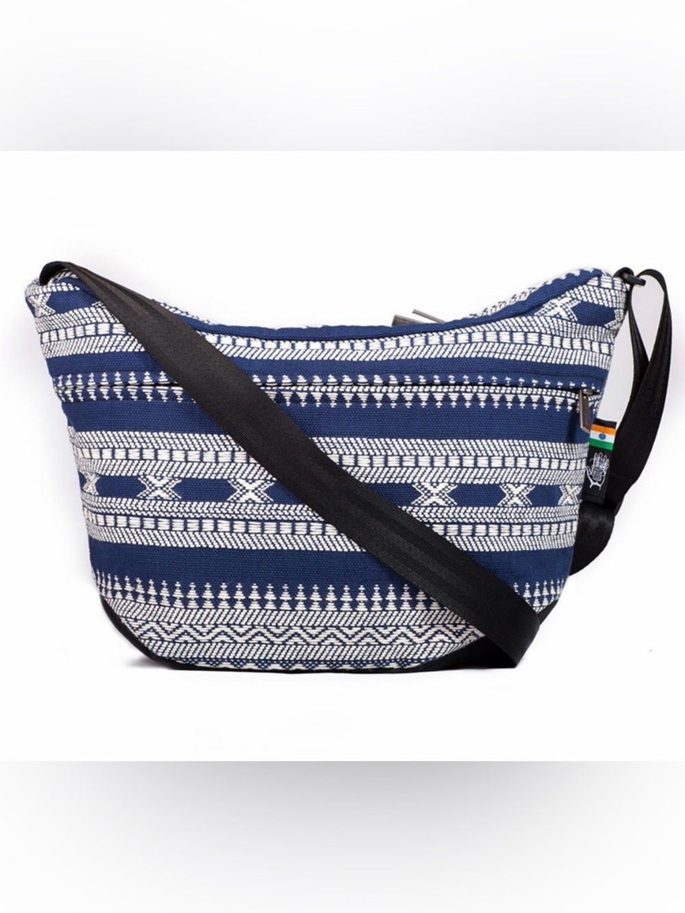 Ethnotek India Bagan Crossbody Bag With Adjustable Strap